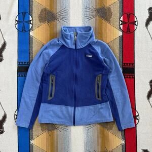 Women’s Patagonia Full Zip Fleece Jacket Size Medium Purple Spring 2013 Outdoor